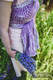 Fular, tejido jacquard (100% lino) - LOTUS - PURPLE - talla S #babywearing