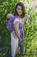 Baby Wrap, Jacquard Weave (100% linen) - LOTUS - PURPLE - size XS #babywearing