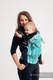 LennyGo Ergonomic Carrier, Toddler Size, jacquard weave 100% cotton - SKETCHES OF NATURE - SEA GREEN #babywearing