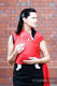 Chusta do noszenia dzieci, elastyczna - Rubinowa - rozmiar standardowy 5.0 m #babywearing