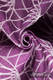 Fascia portabebè, tessitura Jacquard (100% lino) - LOTUS - PURPLE - taglia XL  #babywearing