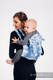 Lenny Buckle Onbuhimo baby carrier, standard size, jacquard weave (100% cotton) - FISH'KA BIG BLUE  #babywearing