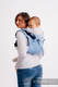 Onbuhimo SAD LennyLamb, talla estándar, tejido espiga (100% algodón) - LITTLE HERRINGBONE AZUL #babywearing