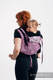 Lenny Buckle Onbuhimo baby carrier, toddler size, jacquard weave (100% linen) - LOTUS - PURPLE   #babywearing