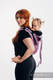 Nosidło Klamrowe ONBUHIMO  z tkaniny żakardowej (100% len), rozmiar Toddler - LOTOS - PURPUROWY  #babywearing