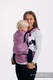 Mochila LennyUpGrade, talla estándar, tejido jaquard (100% lino) - conversión de fular LOTUS - PURPLE  #babywearing