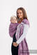 Ringsling, Jacquard Weave, with gathered shoulder (100% linen) - LOTUS - PURPLE - standard 1.8m #babywearing