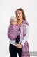 Sling, jacquard (100% lin) - avec épaule sans plis -  LOTUS - PURPLE - long 2.1m #babywearing