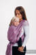Fular, tejido jacquard (100% lino) - LOTUS - PURPLE - talla S (grad B) #babywearing