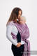 Fascia portabebè, tessitura Jacquard (100% lino) - LOTUS - PURPLE - taglia XS #babywearing