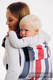 Lenny Buckle Onbuhimo baby carrier, standard size, broken-twill weave (60% cotton, 40% bamboo) - MARINE #babywearing