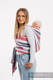 Chusta do noszenia dzieci, tkana splotem skośno-krzyżowym, bawełna z bambusem - Marina- rozmiar XS #babywearing
