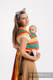 Porte-bébé LennyHybrid Half Buclke, taille standard, sergé brisé, (40 % bambou + 60 % coton) - SPRING #babywearing