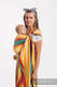 Chusta kółkowa do noszenia dzieci, tkana splotem skośno-krzyżowym, ramię bez zakładek (60%bawełna, 40% bambus) - Wiosna - long 2.1m #babywearing