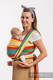 Chusta do noszenia dzieci, tkana splotem skośno-krzyżowym, bawełna z bambusem - Wiosna - rozmiar XS #babywearing