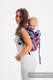 Lenny Buckle Onbuhimo baby carrier, standard size, jacquard weave  (65% cotton, 35% bamboo) - PEACOCK'S TAIL - DREAMSPACE #babywearing