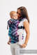 LennyGo Ergonomic Carrier, Baby Size, jacquard weave  (65% cotton, 35% bamboo) - PEACOCK'S TAIL - DREAMSPACE #babywearing