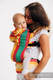 LennyGo Porte-bébé ergonomique, taille bébé, sergé brisé (40 % bambou + 60 % coton) - SPRING #babywearing