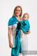Ringsling, Jacquard Weave (100% cotton) - with gathered shoulder - MATERNITY - long 2.1m #babywearing