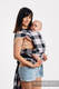 Nosidełko LennyHybrid Half Buckle, splot skośny, 100% bawełna , rozmiar standard - KRATA ARKADIA #babywearing