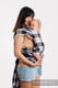 Mochila LennyHybrid Half Buckle, talla estándar, tejido de sarga 100% algodón - ARCADIA PLAID #babywearing