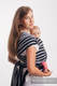 Mochila LennyHybrid Half Buckle, talla estándar, sarga cruzada 100% algodón - LIGHT AND SHADOW #babywearing
