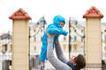 Fleece Baby Suit - size 80 - turquoise #babywearing