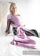 Baby sling for babies with low birthweight, Herringbone Weave (100% cotton) - LITTLE HERRINGBONE PURPLE - size XS #babywearing