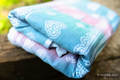 Baby Wrap, Jacquard Weave (91% cotton, 9% tencel) - UNICORN LACE - size L #babywearing