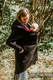Asymetryczna Bluza - Czarna z Symfonią Tęczą Dark - rozmiar 5XL #babywearing