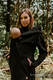 Asymetryczna Bluza - Czarna z Wolny Duch Dedal - rozmiar S #babywearing