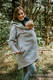 Asymetryczna Bluza - Szary Melanż z Pawi Ogon Fantazja - rozmiar L #babywearing