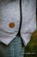 Bluza do noszenia dzieci 3.0 - Szary Melanż z Pawi Ogon - Fntazja - rozmiar 4XL #babywearing