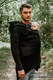 Asymmetrical Hoodie - Black with Wild Soul Daedalus - size 5XL #babywearing