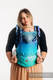 LennyGo Ergonomic Carrier, Baby Size, jacquard weave 100% cotton - PEACOCK'S TAIL - FANTASY #babywearing