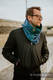 Snood Scarf (100% cotton) - PEACOCK’S TAIL - PROVANCE & TURQUOISE #babywearing