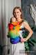 LennyGo Ergonomic Carrier, Baby Size, jacquard weave 100% cotton - RAINBOW BABY #babywearing
