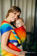 Baby Wrap, Jacquard Weave (100% cotton) - RAINBOW BABY - size XS (grade B) #babywearing