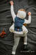 Porte-bébé pour poupée fait de tissu tissé, 100 % coton - PEACOCK’S TAIL - PROVANCE  #babywearing