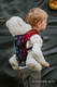 Puppentragehilfe, hergestellt vom gewebten Stoff (100% Baumwolle) - SWALLOWS RAINBOW DARK #babywearing