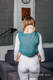 Écharpe de la gamme de base - LITTLE LOVE - AMAZONITE, jacquard, 100 % coton, taille S #babywearing