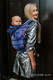 Marsupio Ergonomico LennyGo, misura Baby, tessitura jacquard (65% cotone,  25% lino, 10% seta tussah) - SPACE LACE #babywearing