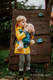 Nosidełko dla lalek z tkaniny chustowej, 100% bawełna - PARK JURAJSKI #babywearing