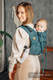 Nosidło Klamrowe ONBUHIMO z tkaniny żakardowej (100% bawełna), rozmiar Standard - PAISLEY - HABITAT #babywearing