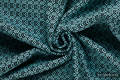 Sling de la gamme de base - LITTLE LOVE AMAZONITE - 100 % coton - Jacquard - avec épaule sans plis - standard 1.8m #babywearing