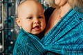 Fular, tejido jacquard (100% algodón) - WEAVING CHALLENGE - MOTHERBOARD - talla L #babywearing