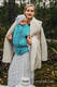 Mochila LennyUpGrade, talla estándar, tejido jaquard, 96% algodón, 4% hilo metalizado - WOODLAND - FROST #babywearing