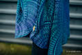 Cardigan long - plus size - PEACOCK'S TAIL - PROVANCE (89% Coton, 9% Polyester, 2% Élasthanne) #babywearing