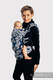 Nosidełko LennyUpGrade z tkaniny żakardowej 100% bawełna , rozmiar standard - PRZYTUL MNIE - NIEBIESKI #babywearing