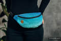 Marsupio portaoggetti Waist Bag in tessuto di fascia (100% cotone) - PEACOCK'S TAIL - FANTASY #babywearing